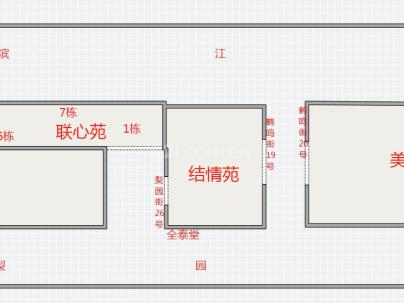 梨园街美邻苑 1室 2厅 58平米