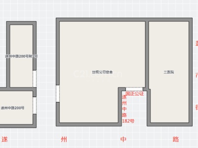 丝绸公司宿舍 3室 2厅 120平米