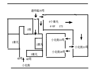计经委宿舍 4室 2厅 134平米