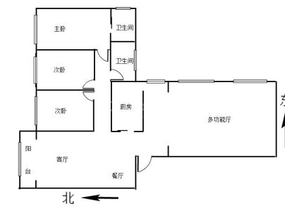 仁湖花园8期 3室 2厅 118.66平米