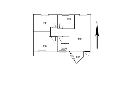 二井沟安置小区 3室 2厅 108平米