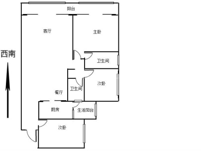 维护盘仁湖花园8期 3室 2厅 89平米