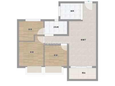 碧桂园·黄金时代 3室 2厅 83平米