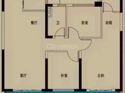 珠江愉景新城 3室 2厅 88平米