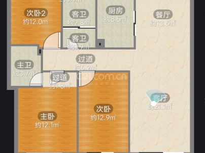 珠江愉景湾 3室 2厅 159平米