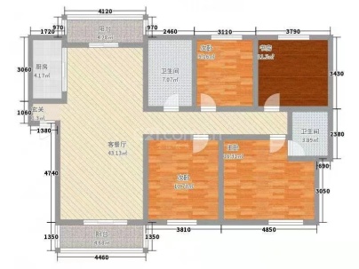 海通金融中心 5室 2厅 139.8平米