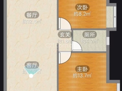 锦绣湘城  2室 2厅 82平米