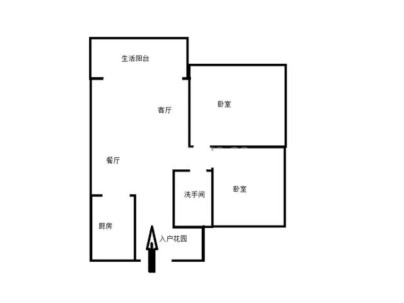 南郊新村综合楼 2室 2厅 65平米