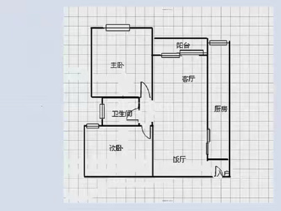 进步亚泰 2室 2厅 88.6平米