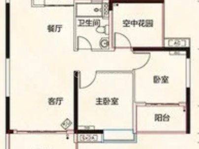 珠江帝景山庄 3室 2厅 89平米