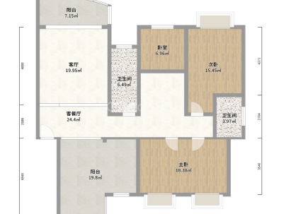 锦绣雁城 4室 2厅 177.92平米