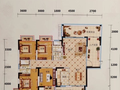 佳源·罗马都市 4室 2厅 138平米