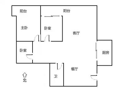 星悦湾 3室 2厅 70平米