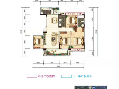 沐林美郡 4室 2厅 140平米