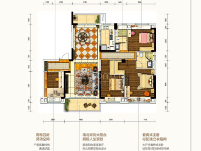 碧桂园衡州盛世 4室 2厅 173.23平米