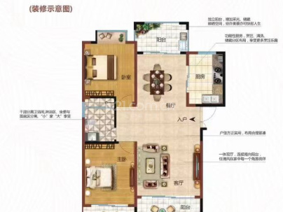 锦绣贤苑 2室 2厅 76.06平米