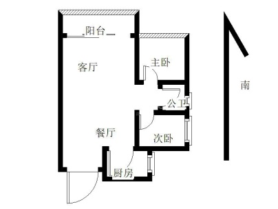 铝制品厂家属区 2室 1厅 51平米