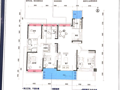 碧桂园十里江湾誉峯 5室 2厅 267平米