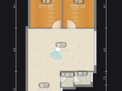 日鑫建材市场 2室 2厅 92.1平米