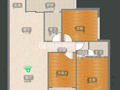 衡安小区 3室 2厅 120.38平米