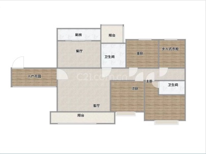 碧桂园花园里 4室 2厅 140平米