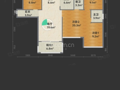 亿豪名园 4室 2厅 147平米