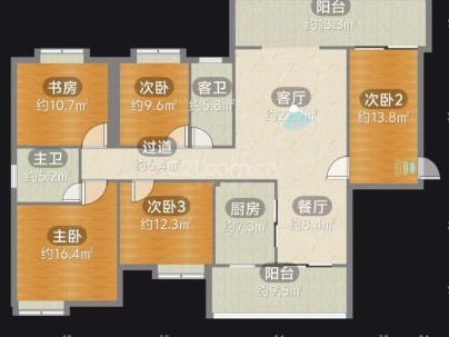 博雅名园 5室 2厅 157.16平米