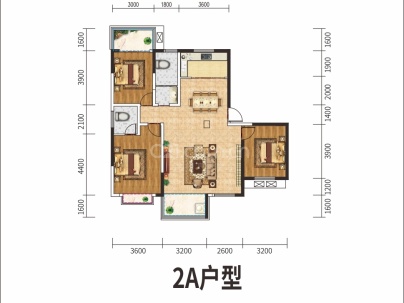 金虹大厦 3室 2厅 120平米