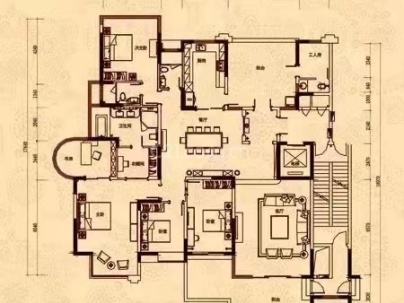 和馨苑住宅小区  5室 2厅 200平米