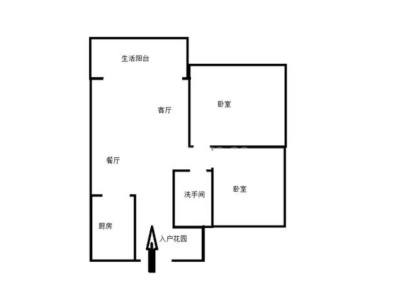 黑泥湾 2室 2厅 65.37平米