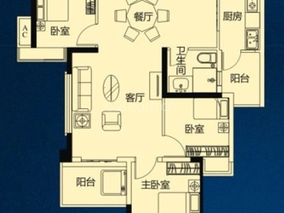 石领小区 3室 2厅 137平米