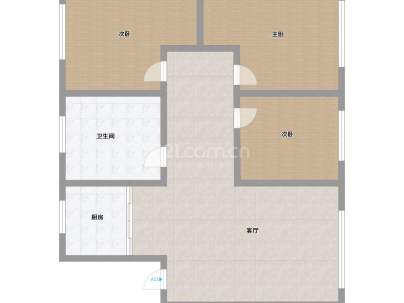 纸厂单元楼 3室 2厅 120平米