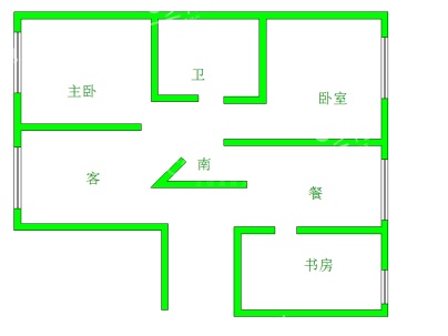 华源福邸 3室 2厅 120.85平米