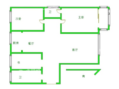 铂郡东方 3室 2厅 138平米