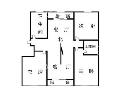 港府花都 3室 2厅 128平米