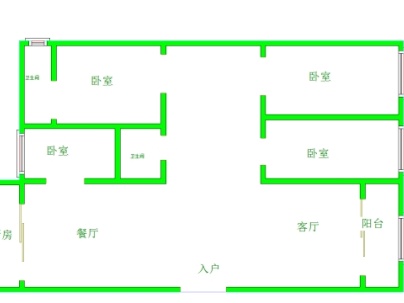 信达花园 3室 2厅 144平米