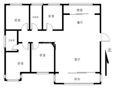 外滩玺园 4室 2厅 159.41平米