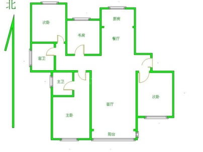 西建·天茂和郡 4室 2厅 148.54平米