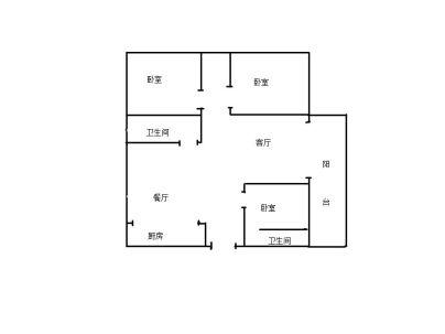 阳新湖滨花园 3室 2厅 140平米