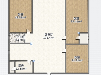 叶家垅 3室 2厅 140平米