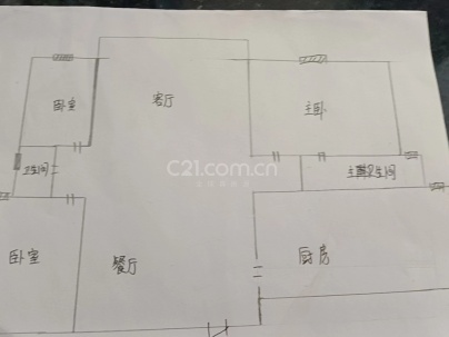 江湾水岸 3室 2厅 122平米