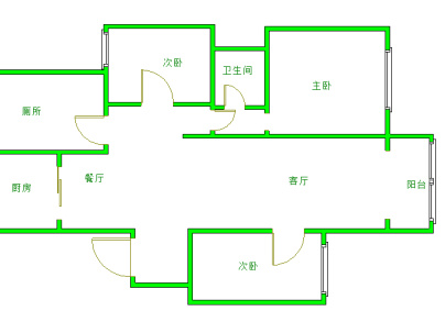 怡馨小区 3室 2厅 136平米