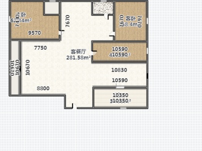 两湖天地 3室 2厅 128.85平米