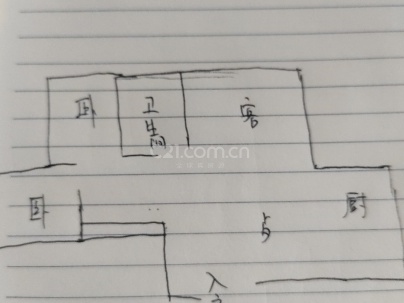 卢家小区 2室 2厅 89平米