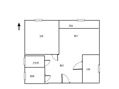 宏维人家 2室 2厅 85.9平米