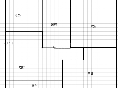 石壁寺 2室 1厅 90平米