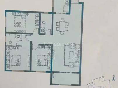 云峰国际 3室 2厅 133.35平米