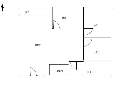 中卫小区（2012） 3室 2厅 111.3平米