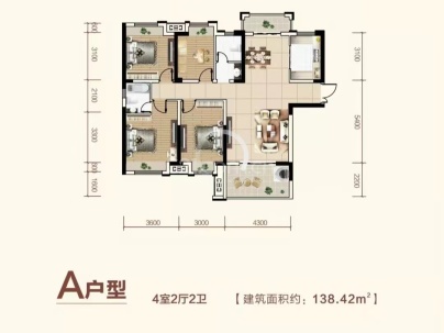 金湖星郡 3室 2厅 140平米