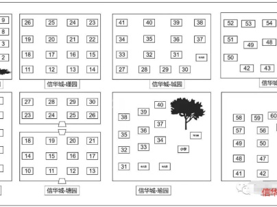 东方信华城 瑾园 2室 2厅 96平米